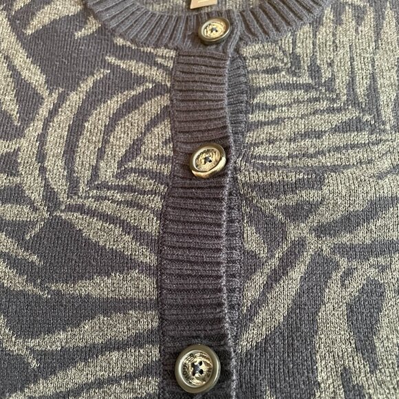 Vintage Proenza Schouler for Target Tropical-Print jacquard cardigan - Picture 4 of 10